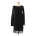 Neiman Marcus Casual Dress - Shift: Black Dresses - Women's Size Small