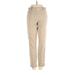 H&M Dress Pants - High Rise Straight Leg Boyfriend: Tan Bottoms - Women's Size 4