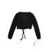 Monkey Wear Cardigan Sweater: Black Tops - Kids Girl's Size 10