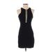 Express Cocktail Dress - Mini: Black Dresses - Women's Size Small