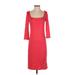 Gap Casual Dress - Sheath: Red Solid Dresses - Women's Size Small