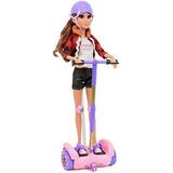 Click N Play Scooter Set for 12 Dolls Remote Control Pink Hoverboard with Helmet & Kneepad Accessories Compatable with Barbies and Ken Dolls Gifts for Girls Ages 3+ Girl Toys