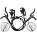 TANKE Bicycle Disc Brake Caliper Lever Bike Disc Brake 160mm Rotors Rear Rotors Rear Disc Brake Set Brake Caliper Lever disc Brake Lever Bike Scooter Bike e Bike Brake Rear Brake e Bike Brake dsfen