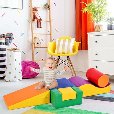 Colorful Soft Climb and Crawl Foam Playset 6 in 1,...