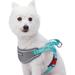 Blueberry Pet 8 Colors Soft & Comfy 3M Reflective Strips Padded Dog Harness Vest Chest Girth 20.5 - 26 Lake Blue Medium Nylon Adjustable Training Harnesses for Dogs