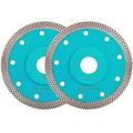 PEAKIT Super Thin Diamond Saw Blade 4.5 Inch 2 Pcs/Lot Tile Blade 4.5 for Cutting Porcelain Ceramic for Angle Grinder