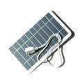 Pristin Charger Solar Panel Cell Waterproof Portable Panel Power Bank Power Bank Mobile DIY Silicon Solar USB DIY Silicon 5V Small Solar Portable Power Solar Panel QISUO 2W USB Waterproof Solar 5W
