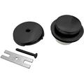 Kingston Brass DTT5302A0 Made to Match Easy Touch Toe-Tap Drain Conversion Kit Tub Matte Black