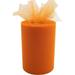 Tulle Fabric Roll | 6â€� by 100 Yards | Polyester Spool for Crafts Decorations Tutu Weddings Costumes Skirts Parties Gift Bow and More â€“ by Craft Forge (Orange)
