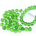 FAMLEAF 4mm 515Pcs Crystal Glass Beads Glass Beads for Jewelry Making Briolette Bead Faceted Briollete Rondelle Crystal Glass Beads Glass Beads Perfect for Making Bracelets Christmas Jewelry