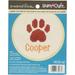 Dimensions Learn-A-Craft Paw Print Mini Counted Cross Stitch Kit for Beginners Personalized Pet Name Craft 4
