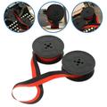 Universal Twin Spool Typewriter Ribbon - Red and Black Ink - Fresh Ink Replacement