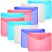 10Pcs Document Folders File Storage Pouches Convenient File Pockets File Folders for School