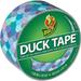 Duck Brand 241791 Printed Duct Tape Single Roll Mermaid