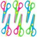 LovesTown Preschool Training Scissors 6 Pcs Dual-Colour Children Safety Scissors Pre-School Training Scissors Safety Scissors Art Craft Scissors