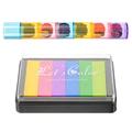 Color Ink Pad Rollers Kids Handprint Ornament Kit Art Suplies Art Supplies Finger Ink Pads Kids Paint Stamper Child
