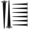 8 Pcs Garden Ground Accessories Solar Light Ground Spike Torch Light Spikes Lamps Pole Stakes Garden Lamp Stake