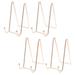 4 Pcs Plate Display Stand for Book Bookshelfs Shelves Clear Picture Stands Bracket