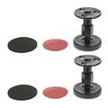 2 Pcs Headboards Furniture Stoppers Adjustable Bed Frame Stabilizer Head Stabilizer Anti-collision Metal