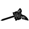 Emblems Outdoor Christmas Decorations Grave Stake Ornament Memorial Garden Sign Outdoor Memorial Butterfly Stake Memorial Plaque Garden Decorative Gardening Stake (Type A) Christmas Outdoor Acrylic