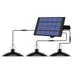 Carevas Outdoor lamp Lamp Auto Solar Pendant 3-Head Shed Reable LED Pendant 3-Head Outdoor Solar Powered Shed Auto Security Patio Shed L-ED Lamp Waterproof ed Shed ADBEN ed Shed L-ED