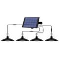 Spirastell Outdoor lamp Solar Pendant Auto Security Patio Lamp Auto Pendant 4-Head Outdoor Solar Powered Shed dsfen Shed L-ED Lamp ed Shed L-ED Waterproof ed Shed ANRIO Shed Reable LED