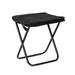 koolsoo Camping Stool Camp Stool Compact Ultralight Portable Folding Stool Folding Small Chair for Backpacking Travel Barbecue Hiking Black