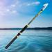 YUANHUILI Fishing Pole Mini Portable Fishing Pole Breaking-resistance for Lakes (2.1M)