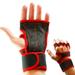 Widealiff 2pcs Leather Lightweight And Breathable Gym Gloves For Comfortable Fitness Weight Lifting Gloves Red M