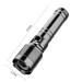 Zeceouar camping essentials camping gear LED Zoomable Flashlight High Lumens Emergency Flashlight With 5 Modes Spikeds Water Proof Flash Light Camping Flashlight Table Lamp Outdoor Lighting Hiking