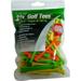 JEF World of Golf Tee (Pack of 100) 2 3/4-Inch Fluorescent