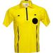 Murray Sporting Goods Soccer Referee Jersey | Menâ€™s Official Pro Soccer Referee Shirt - Short Sleeve with Pull Open Pockets & Patch - Yellow Red or Black