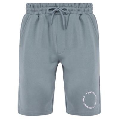 Jogger Shorts Kade Motif Brushback Fleece Jogger Shorts in Cool Grey / L - Tokyo Laundry