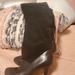 Nine West Shoes | Genuine Leather And Suede Boots. Used But In Good Condition Size 8. | Color: Black | Size: 8