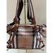 Burberry Bags | Burberry House Check Tote Shoulder Bag Diaper Bag Authentic Leather Nova Carry | Color: Brown/Tan | Size: Os