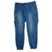 Michael Kors Pants & Jumpsuits | Michael Kors Chambray Denim Pull On Cargo Joggers Jogger Pants | Color: Blue | Size: L