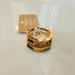 J. Crew Jewelry | J.Crew Size 7 Olga Marbled Semiprecious Stone 2 Ring Set New With Tags | Color: Gold | Size: Os