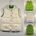 American Eagle Outfitters Jackets & Coats | American Eagle Down Puffer Vest Womens Medium White Green Reversible Snap Close | Color: Green/White | Size: M