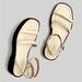 Madewell Shoes | Madewell 8 Sandals Nib Double-Strap Platform Vachetta Leather Summer Dune Nwt | Color: Cream | Size: 8