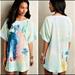 Anthropologie Dresses | Anthropologie Maeve Watercolor Tunic Dress | Color: Blue/Green | Size: S
