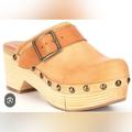 Free People Shoes | Free People Culver City Clogs | Color: Brown/Tan | Size: 40