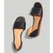 Madewell Shoes | New Madewell Size 8 The Nelda D'orsay Flat In True Black Leather | Color: Black | Size: 8