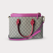Gucci Bags | Gucci Gg 2way Crossbody Top Handle Bag | Color: Gold/Pink/Red/Tan | Size: Os