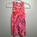 Lilly Pulitzer Tops | Lilly Pulitzer Silk Sarasota Sleeveless Top Shell Me Size Xxs | Color: Orange/Pink | Size: Xxs