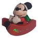 Disney Holiday | Disney Mickey Mouse Christmas Holiday Musical Rocking Sleigh Pals Holiday Decor | Color: Green/Red | Size: Os