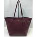 Coach Bags | Coach Burgundy Crossgrain Leather Large Tote Shoulder Bag | Color: Red | Size: Os