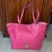 Dooney & Bourke Bags | Dooney & Bourke Euc Tote Shoulder Bag Hot Pink Gold Tone Accents Gen. Leather | Color: Gold/Pink | Size: 11-16”W X 11.5”H X 4.5”D