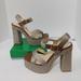 Jessica Simpson Shoes | Jessica Simpson Brycen Sandals Nwob Msrp $125 | Color: Cream/Gold | Size: Various