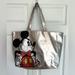 Disney Bags | Disney Parks Original Tote Bag Metallic Silver Dual Handles Mickey Mouse | Color: Red/Silver | Size: Os