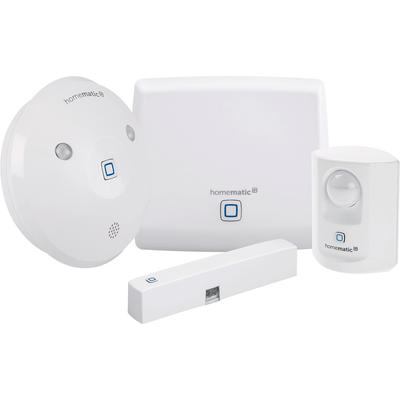 HOMEMATIC IP Smart-Home Starter-Set "Alarm", weiß, B:22cm H:14cm T:30cm, Smart-Home-Stationen Image